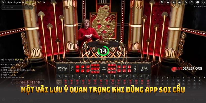 Một vài lưu ý quan trọng khi dùng app soi cầu tài xỉu để đạt hiệu quả tốt nhất